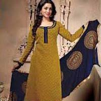 Unstitched Cotton Jacquard Suits