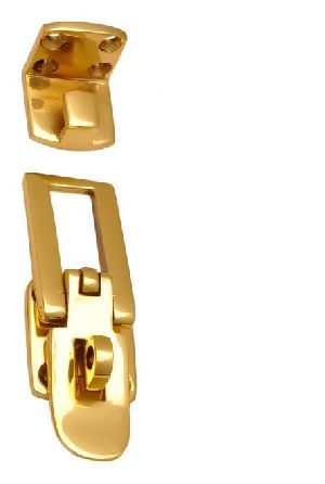 Brass Hasp Lock with Inside Angle Plate