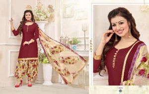 Glace Cotton Salwar Suits