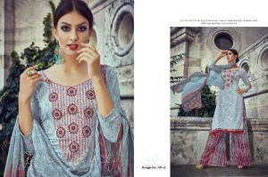 Glaze Cotton Palazzo Suit Material