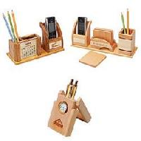 wooden desk accessories