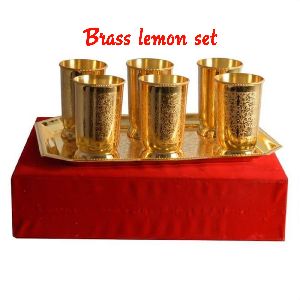 brass lemon set