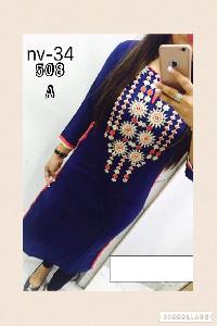 Georgette Fancy Kurtis