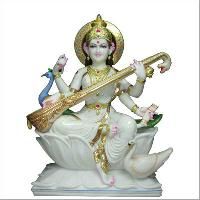 Marble Saraswati Statue