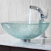 glass basin sinks