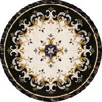 marble inlay medallions