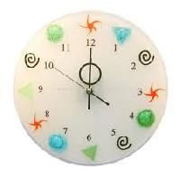 Glass Wall Clock