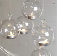 glass christmas decorations