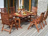 wooden outdoor furniture