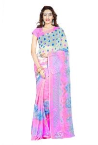 Casual Wear Multi  Printed Chiffon Saree_AAKP72SR1044DKSML