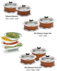 DELUXE GLAMOUR PLASTIC INSULATED HOT POT