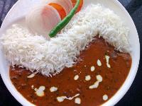 Dal Makhani and Rice