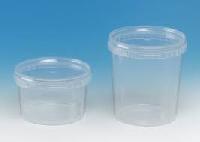 transparent polypropylene container