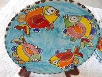 ceramic hand painted crockery