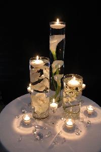 floating wedding candles