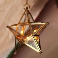 brass hanging star