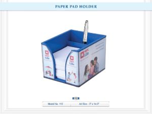 Promotional Pen & Paper Holder