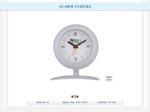 Promotional Table Clocks