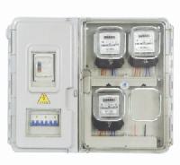 Single phase electric meter box