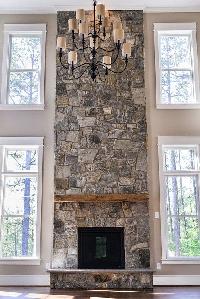 Stone Fireplace