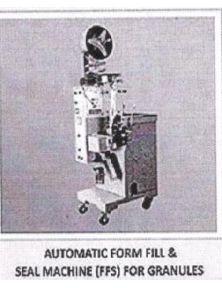 Automatic Form Fill & Seal Machine (FFS) for Granules