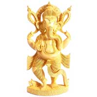 Ganesha in Wood