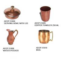 Indian Copper Tableware