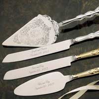 Silver Plated Cake Servers