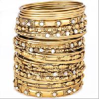 gold plated bangles