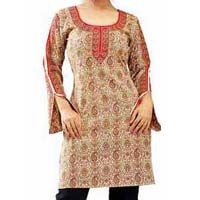 Poly Micro Printed Kurti