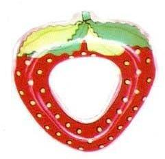 Strawberry Shaped Baby Plastic Teether