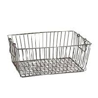 rectangular wire basket