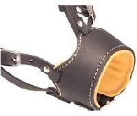 leather dog muzzle