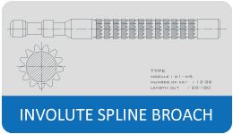 Involute Spline Broach