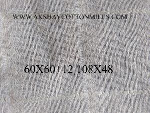 Grey Cotton Dobby Fabric