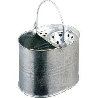 galvanized mop bucket
