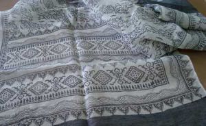 hand block printing scarves-HBS-01