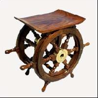 Wooden Wheel Table