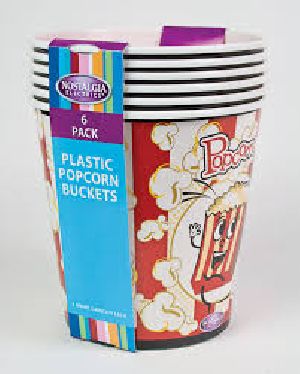 Popcorn Plastic Tubs