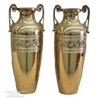 brass embossed vases