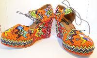 beaded shoes