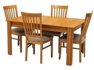 Teak Wood Dining Table Set
