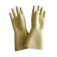 electrically insulated rubber hand gloves