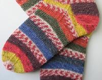 hand knitted item socks