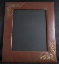 leather picture frames