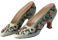 ladies embroidered footwear