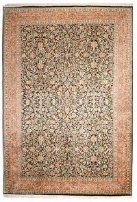 oriental hand knotted kashmiri silk carpets