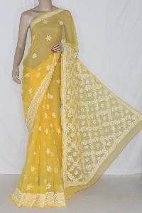 Chikan Embroidered Sarees