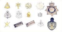 military metal badges