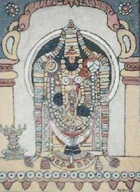 Tirupati Balaji Sand Painting